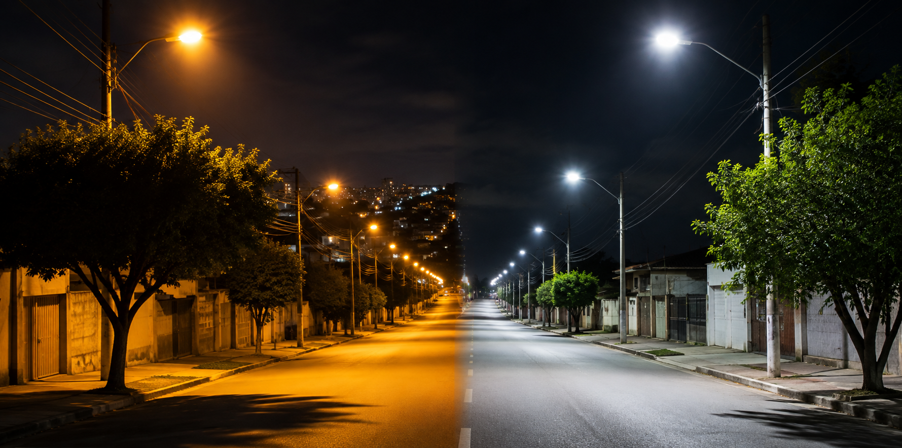 iluminação pública eficiente